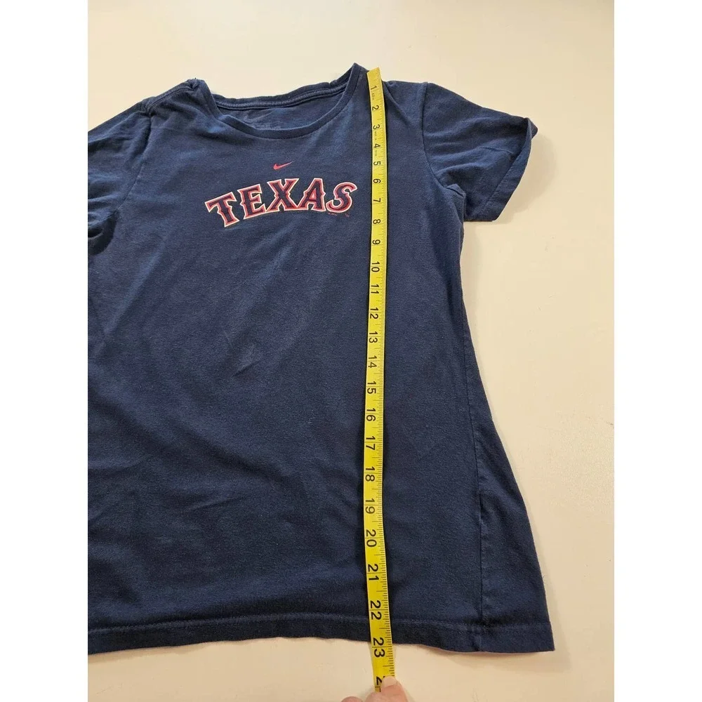 Nike Texas rangers baseball boys slim fit medium t shirt MLB